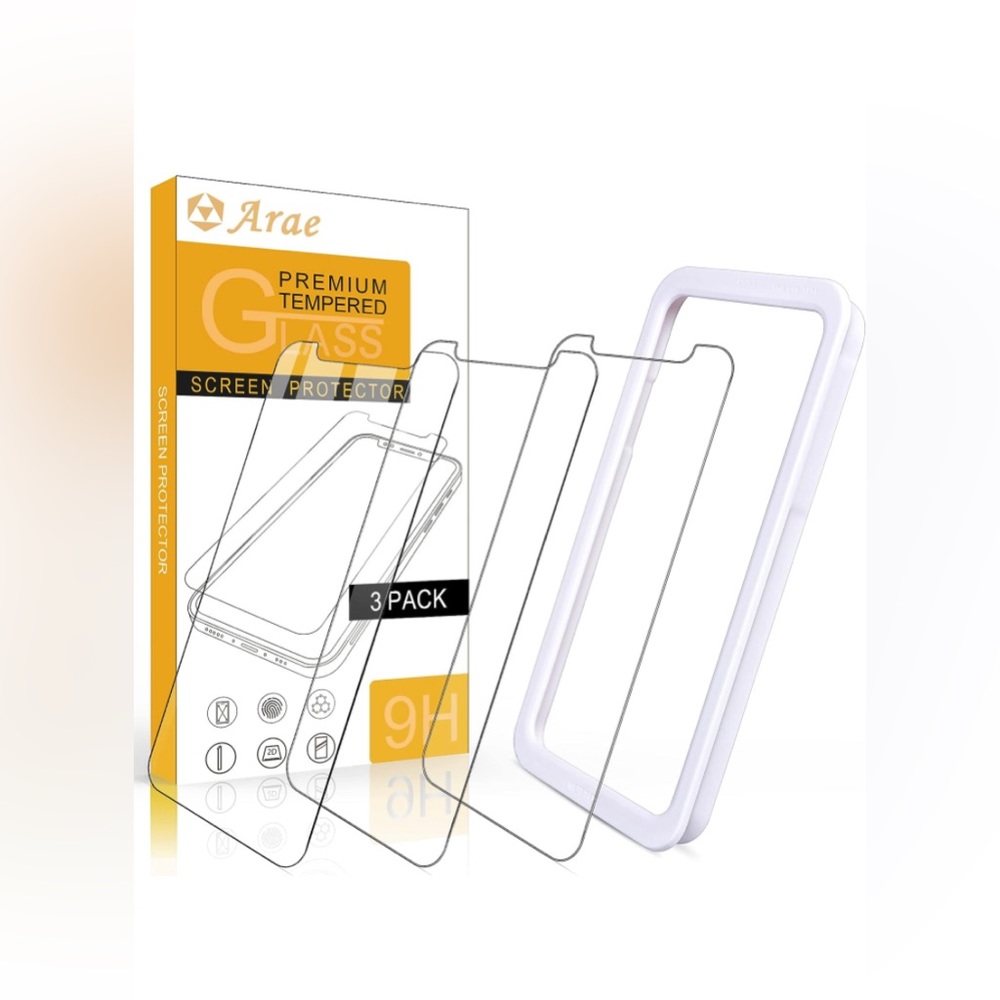 🔥Screen Protector for iPhone 12 / iPhone 12 Pro, HD Tempered Glass 🔥New 3 Pack